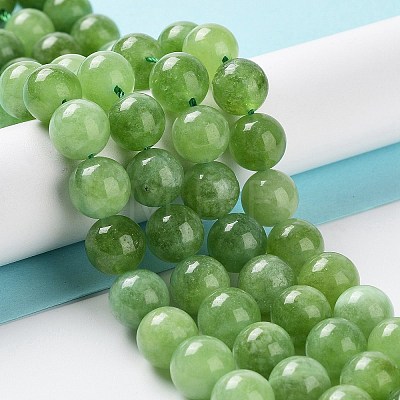 Dyed Natural Malaysia Jade Beads Strands G-G021-02C-04-1