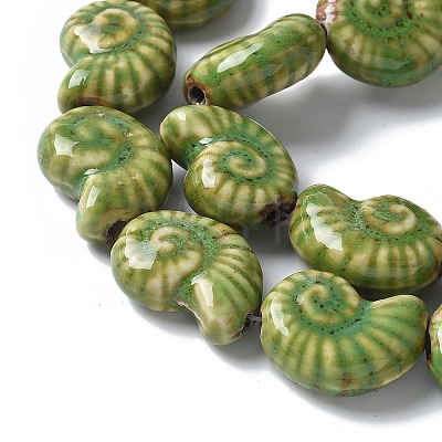 Ocean Series Handmade Porcelain Beads PORC-R002-03F-1