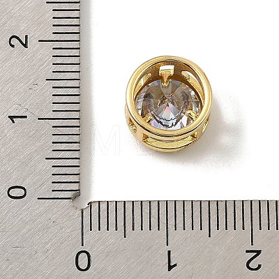 Brass Micro Pave Cubic Zirconia Multi-Strand Links KK-C111-01G-M-1