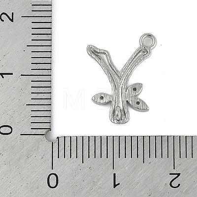 Brass Crystal Rhinestone Letter Links Connector Charms KK-S395-06P-Y-1