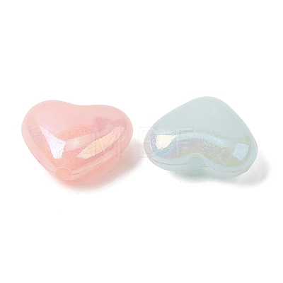 UV Plating Opaque Acrylic Beads OACR-G058-16A-1
