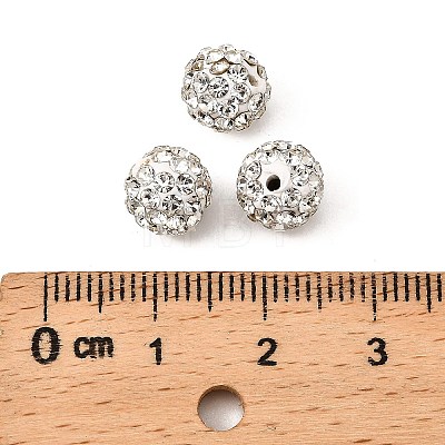 Pave Disco Ball Beads RB-H258-8MM-001-1