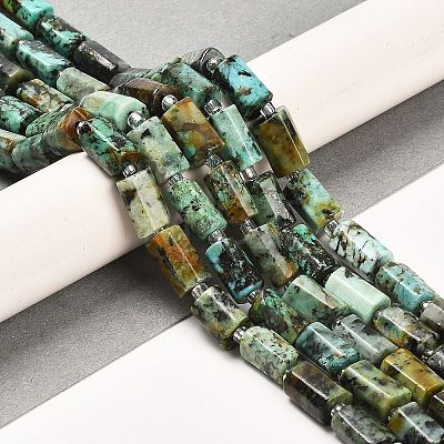 Natural African Turquoise(Jasper) Beads Strands G-G068-A39-01-1