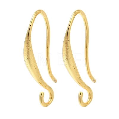 Rack Plating Brass Earring Hooks KK-C081-10G-1