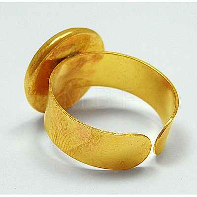 Cuff Brass Ring Shanks X-UNKW-C2902-G-1