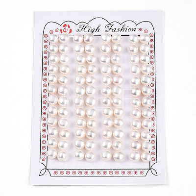 Grade 3A Natural Cultured Freshwater Pearl Beads PEAR-N018-3A-7075A-1