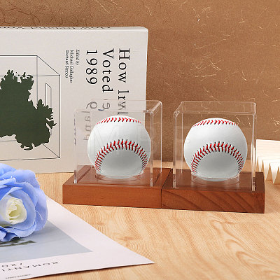 Square Actylic Baseball Display Box ODIS-WH0030-57-1