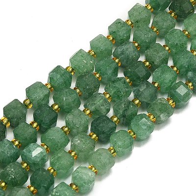 Natural Green Strawberry Quartz Beads Strands G-I376-D58-01-1