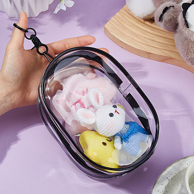 Transparent Plastic Storage Zipper Bags for Doll DIY-WH0899-713B-1