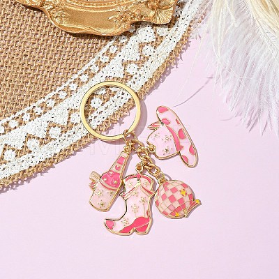 Cowboy Style Alloy Enamel Keychain KEYC-YW00148-01-1