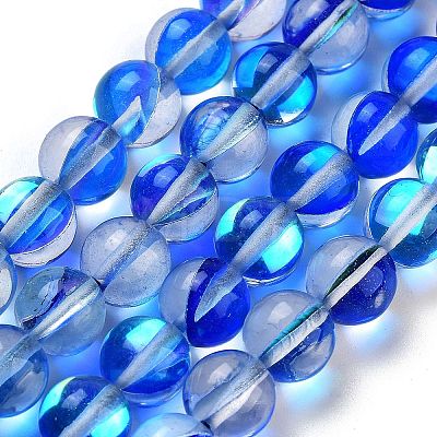 Transparent Glass Beads GLAA-B022-8mm-12-1