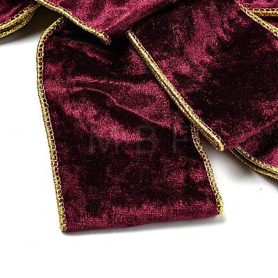 Christmas Velvet Big Bowknot Decorations AJEW-M041-02A-1