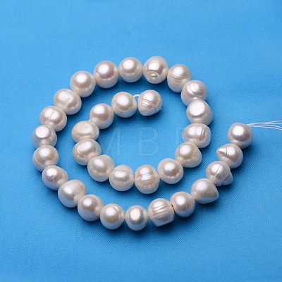 Natural Cultured Freshwater Pearl Beads Strands PEAR-E004-40-01-1
