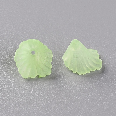 Frosted Acrylic Bead Caps MACR-S371-10A-728-1