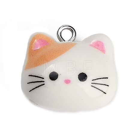 Printed Opaque Resin Pendants RE-CBA08CD-02D-1