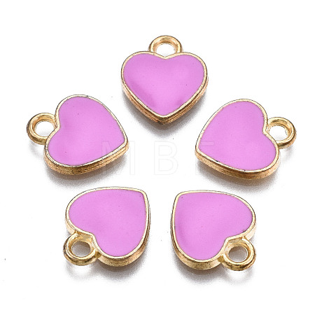 Alloy Enamel Charms ENAM-S121-041G-1