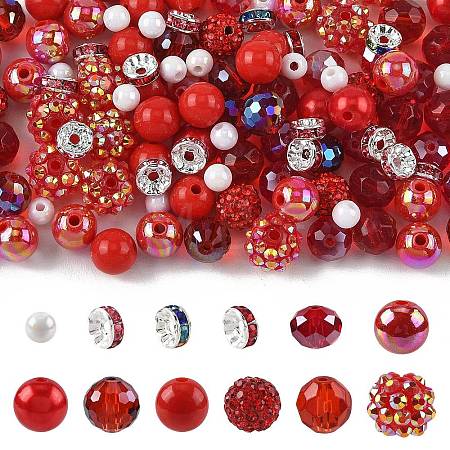 200 Pcs DIY Beads Findings Kits DIY-CJ0003-47-1