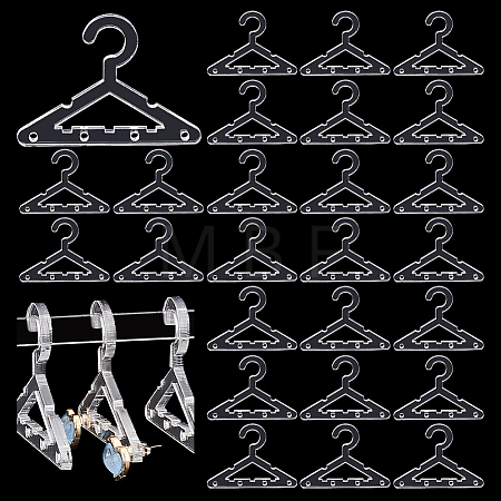 30Pcs Transparent Acrylic Earring Display Accessories EDIS-PH0001-37-1