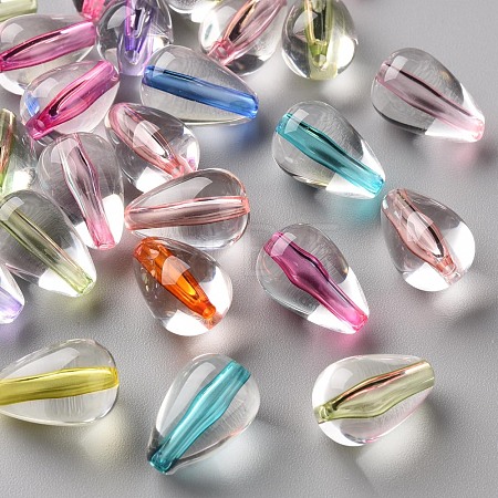 Transparent Acrylic Beads X-TACR-S154-26A-1