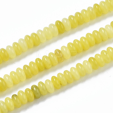 Natural Lemon Jade Beads Strands G-S366-115-1