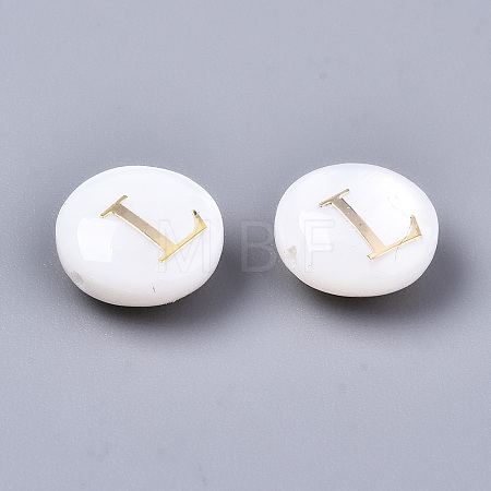Natural Freshwater Shell Beads SHEL-S266-12L-1