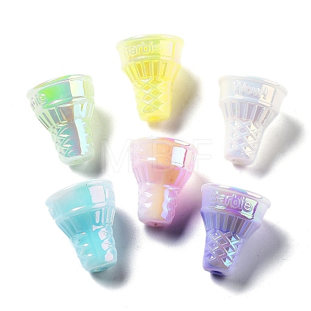 UV Plating Acrylic Beads X-MACR-K357-10A-1