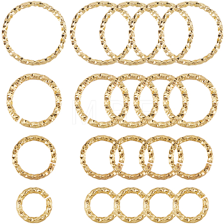 4 Styles Brass Jump Rings KK-SC0005-49G-1