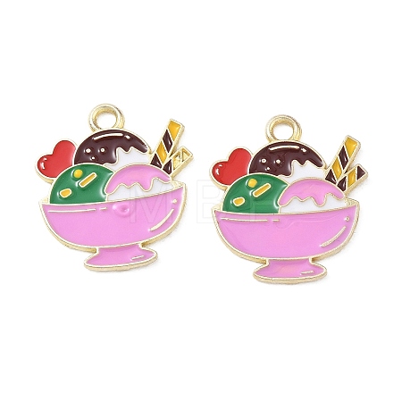 Alloy Enamel Pendants AL-CBA4666-02H-1
