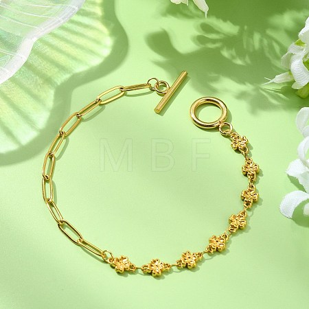 304 Stainless Steel Link  Bracelets BJEW-JB13891-1