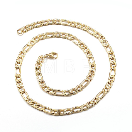 304 Stainless Steel Necklaces X-NJEW-G283-04G-1