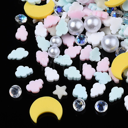 Handmade Polymer Clay Cabochons X-CLAY-N006-81-1