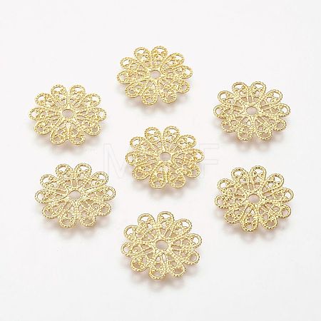 Brass Vintage Filigree Findings LS-KK-B554-G-1