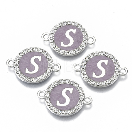Alloy Enamel Links Connectors ENAM-TAC0003-01S-01S-1