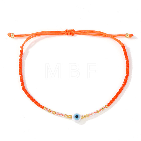 Glass Seed Beaded Braided Bracelets WV7941-2-1