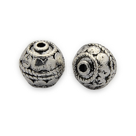 Brass Round Beads KK-J187-08AS-NF-1