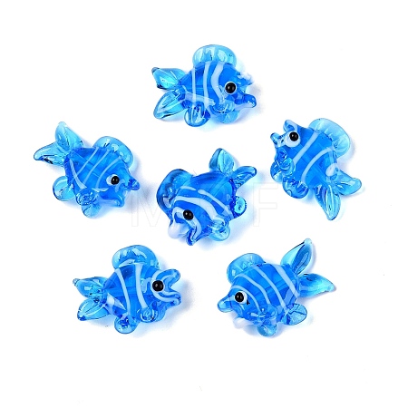 Handmade Lampwork Beads Strands LAMP-N024-35C-1