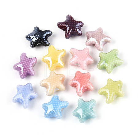 Handmade Porcelain Beads PORC-Q002-03E-01-1