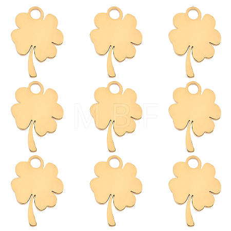10Pcs 201 Stainless Steel Pendants STAS-BBC0005-55-1