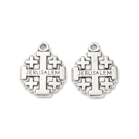 Tibetan Style Alloy Pendants FIND-G105-01AS-1