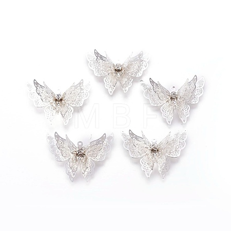 Brass Pendants KK-WH0032-01S-1