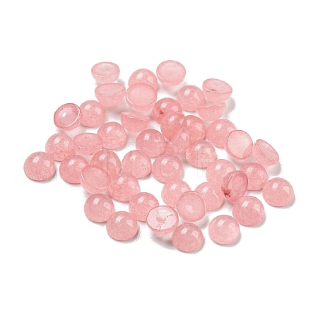 Natural White Jade Dyed Cabochons G-H309-03-14-1