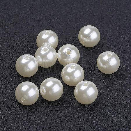 Imitated Pearl Acrylic Beads PACR-12D-12-1
