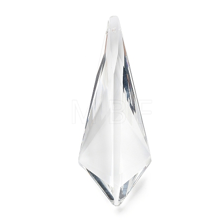Transparent Glass Big Pendants GLAA-R223-10-1