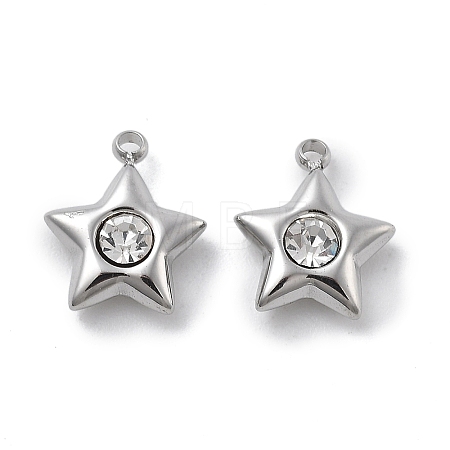 304 Stainless Steel Pendants STAS-Z121-55P-1