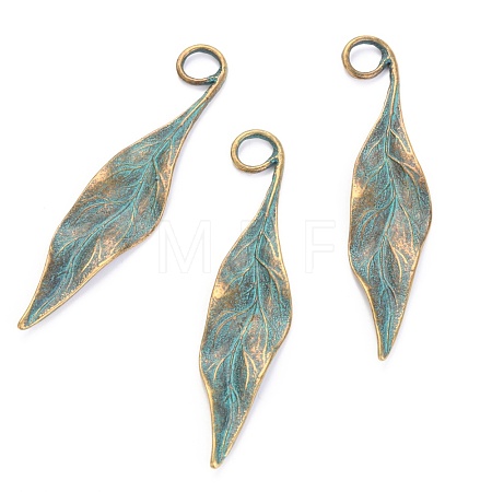 Tibetan Style Alloy Pendants PALLOY-F187-23ABG-1