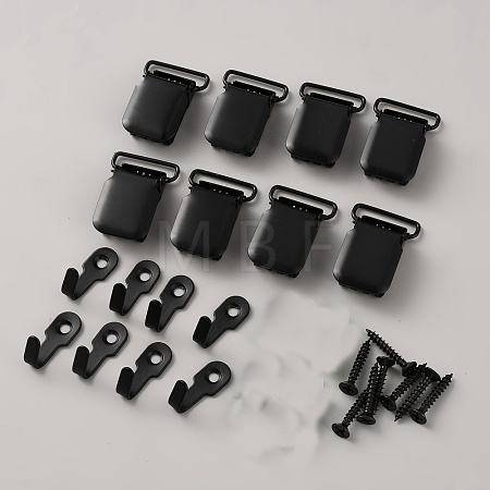 8Pcs Iron Heavy Duty Tapestry Hangers Clamps DIY-WH0933-59-1