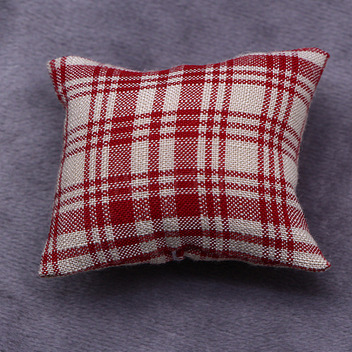 Mini Cotton Tartan Pattern Pillow Cushions MIMO-PW0003-021E-1