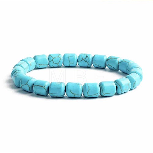 Turquoise Bracelet with Elastic Rope Bracelet DZ7554-29-1