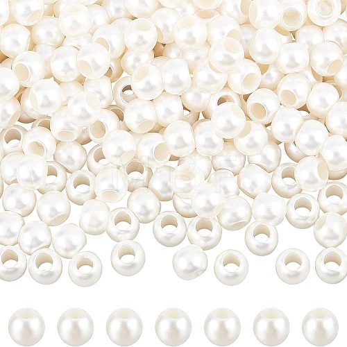  ABS Plastic Imitation Pearl Beads KY-NB0001-41-1