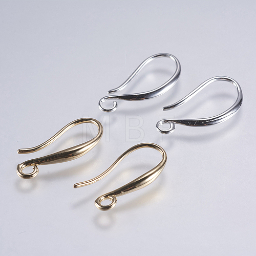 Brass Earring Hooks KK-F737-51-RS-1